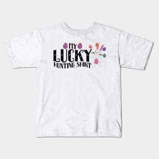 My Lucky Hunting Kids Boy Girl Kids T-Shirt